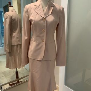 Loft skirt suit pale pink color
